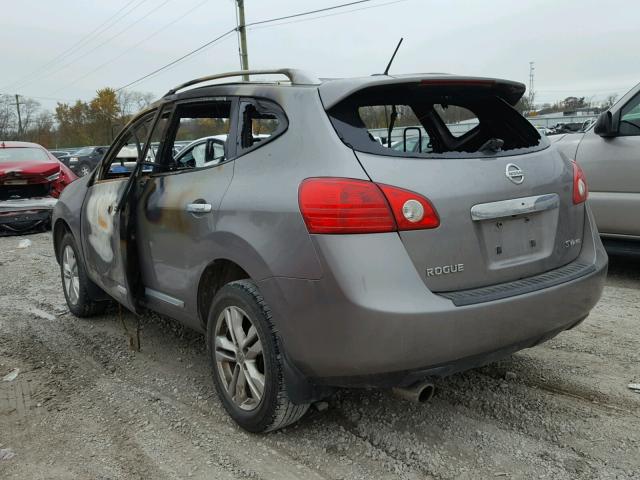 JN8AS5MV0CW412975 - 2012 NISSAN ROGUE S GRAY photo 3