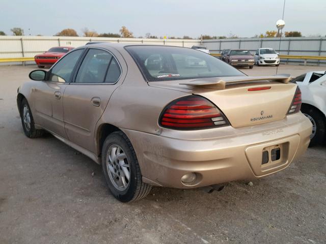 1G2NF52E34C216346 - 2004 PONTIAC GRAND AM S 金色 照片 3