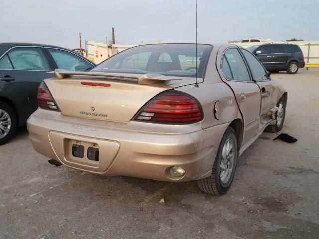 1G2NF52E34C216346 - 2004 PONTIAC GRAND AM S GOLD photo 4