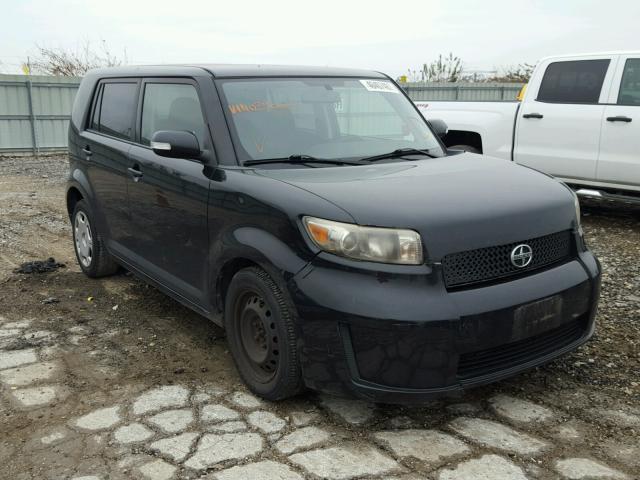 JTLKE50E081039085 - 2008 TOYOTA SCION XB BLACK photo 1