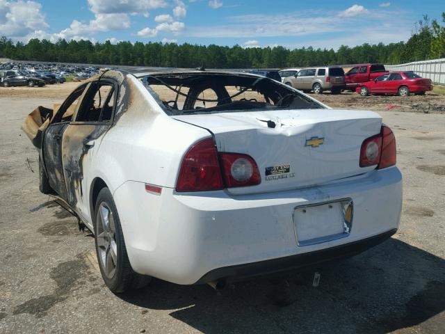 1G1ZC5EB9AF249359 - 2010 CHEVROLET MALIBU 1LT WHITE photo 3