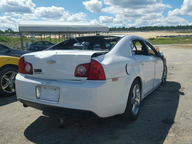 1G1ZC5EB9AF249359 - 2010 CHEVROLET MALIBU 1LT WHITE photo 4