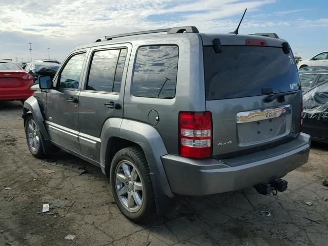 1C4PJMAK3CW185598 - 2012 JEEP LIBERTY SP GRAY photo 3