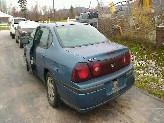 2G1WF55E8Y9148871 - 2000 CHEVROLET IMPALA BLUE photo 3