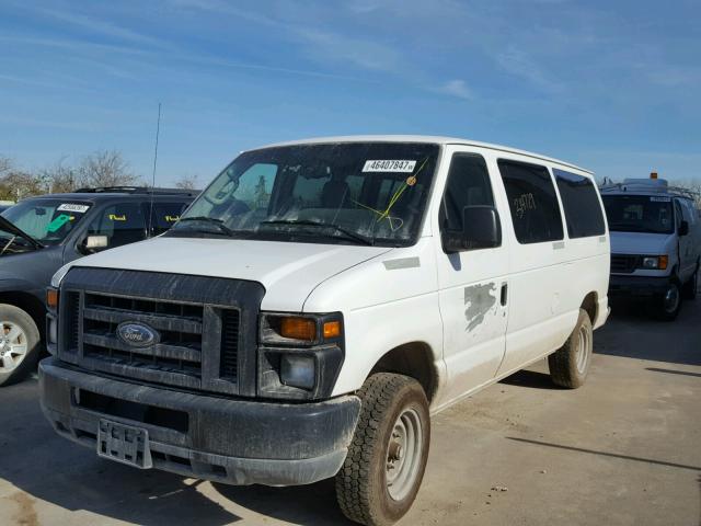 1FMNE3BL3EDA06032 - 2014 FORD ECONOLINE WHITE photo 2