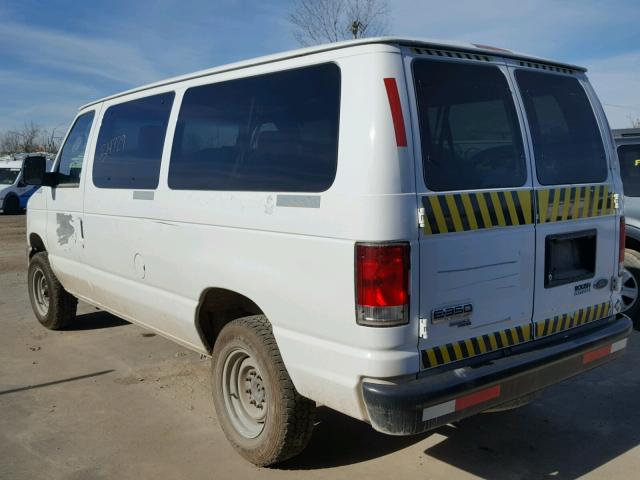 1FMNE3BL3EDA06032 - 2014 FORD ECONOLINE WHITE photo 3