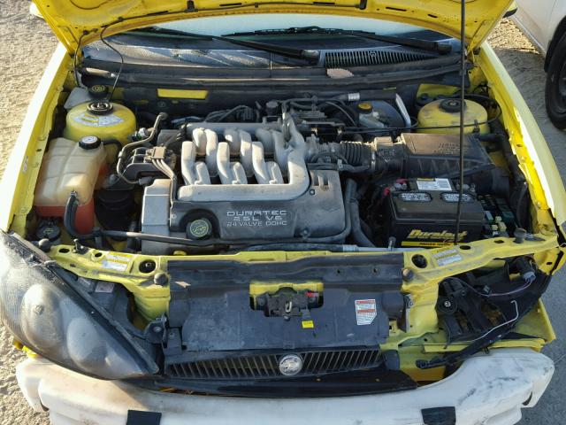 1ZWFT61L7Y5642025 - 2000 MERCURY COUGAR V6 YELLOW photo 7