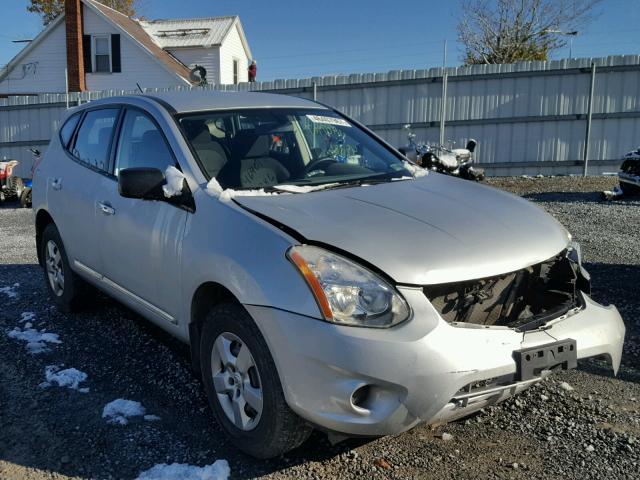 JN8AS5MVXDW623828 - 2013 NISSAN ROGUE S SILVER photo 1