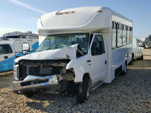 1FDEE3FL0EDB17874 - 2014 FORD ECONOLINE WHITE photo 2