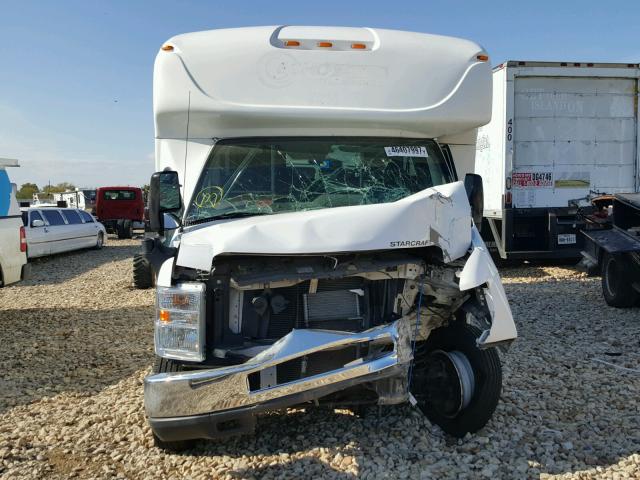 1FDEE3FL0EDB17874 - 2014 FORD ECONOLINE WHITE photo 9