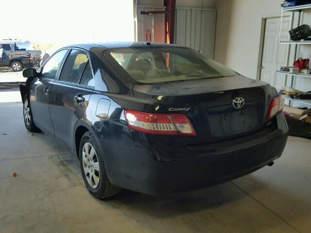 4T1BF3EK1AU024445 - 2010 TOYOTA CAMRY BASE შავი ფოტო 3