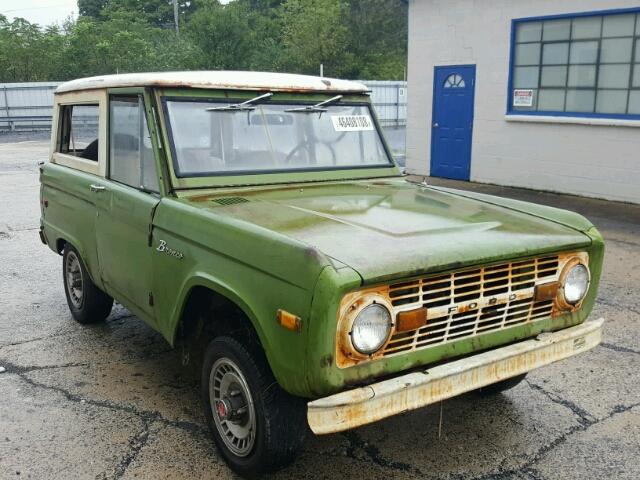 V15GLU83482 - 1968 FORD BRONCO GREEN photo 1