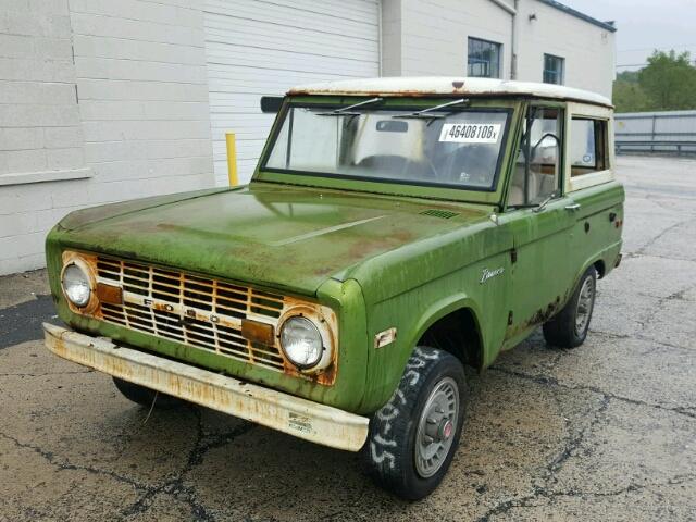 V15GLU83482 - 1968 FORD BRONCO GREEN photo 2