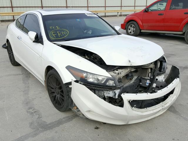 1HGCS2B8XCA000710 - 2012 HONDA ACCORD EXL WHITE photo 1