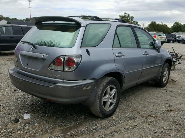 JTJHF10U320292074 - 2002 LEXUS RX 300 SILVER photo 4