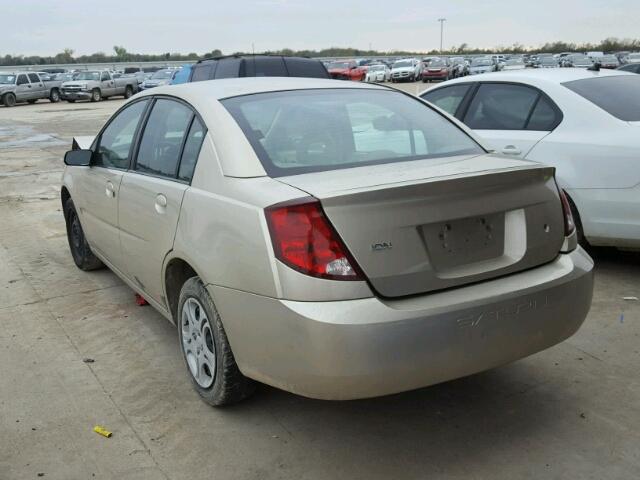 1G8AJ52F64Z159004 - 2004 SATURN ION LEVEL GOLD photo 3