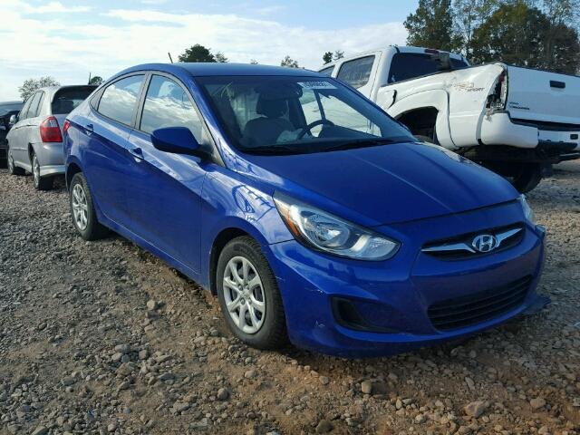 KMHCT4AE9DU423904 - 2013 HYUNDAI ACCENT GLS BLUE photo 1