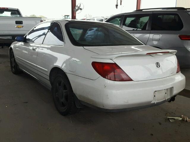 19UYA1254VL000136 - 1997 ACURA 2.2CL WHITE photo 3