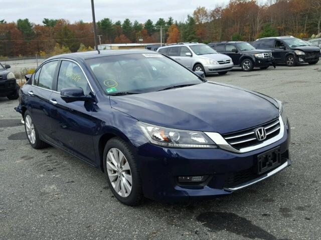 1HGCR2F76DA216567 - 2013 HONDA ACCORD EX BLUE photo 1