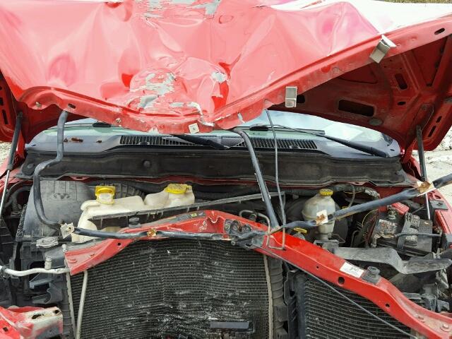 3D7KS28D26G232602 - 2006 DODGE RAM 2500 S RED photo 7