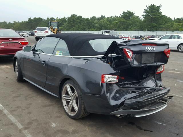 WAUVGAFH0BN001768 - 2011 AUDI S5 PRESTIG CHARCOAL photo 3