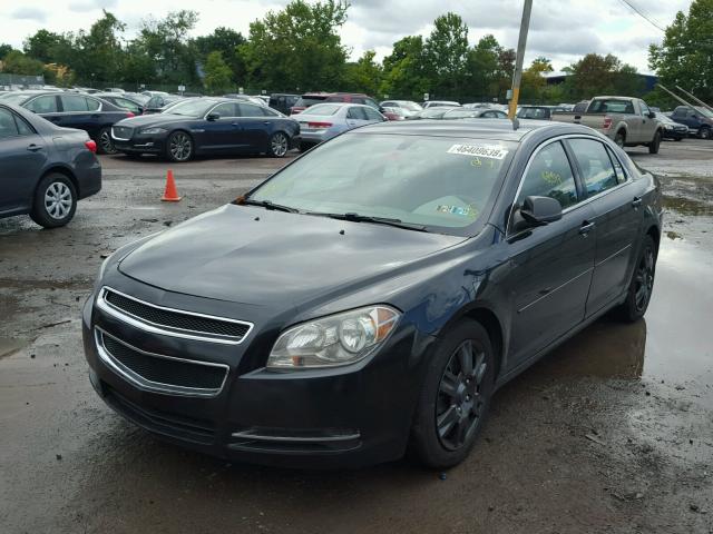 1G1ZB5EB7AF250741 - 2010 CHEVROLET MALIBU LS შავი ფოტო 2