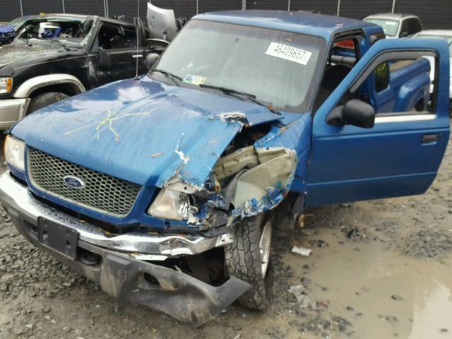 1FTZR15E71TA58274 - 2001 FORD RANGER SUP BLUE photo 2