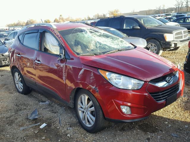 KM8JU3AC4BU291760 - 2011 HYUNDAI TUCSON GLS RED photo 1