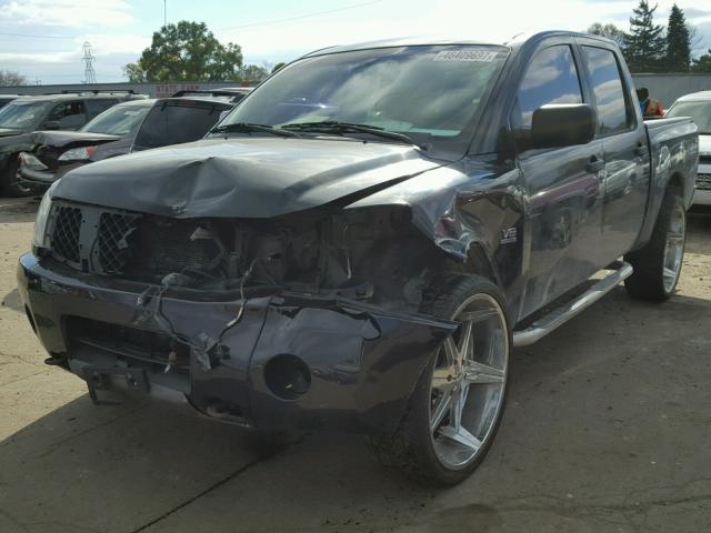 1N6AA07B14N510209 - 2004 NISSAN TITAN XE BLACK photo 2