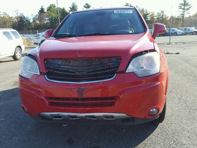 3GSCL53749S609516 - 2009 SATURN VUE XR RED photo 9