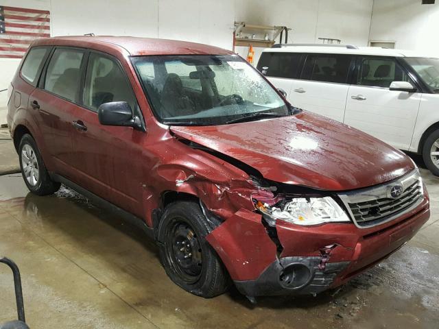 JF2SH61639H781166 - 2009 SUBARU FORESTER 2 RED photo 1