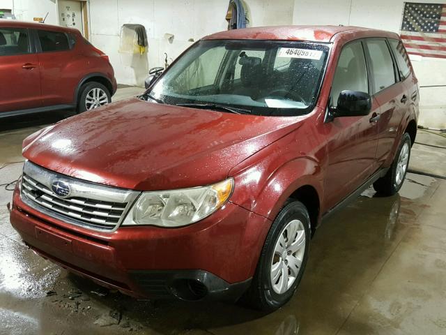 JF2SH61639H781166 - 2009 SUBARU FORESTER 2 RED photo 2