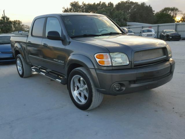 5TBET38164S434611 - 2004 TOYOTA TUNDRA DOU GRAY photo 1