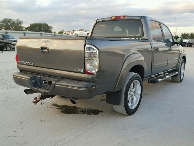 5TBET38164S434611 - 2004 TOYOTA TUNDRA DOU GRAY photo 4