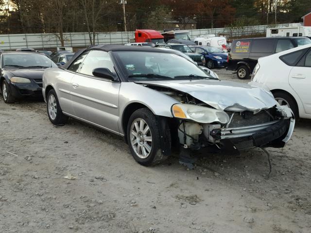 1C3EL75R96N223439 - 2006 CHRYSLER SEBRING GT SILVER photo 1