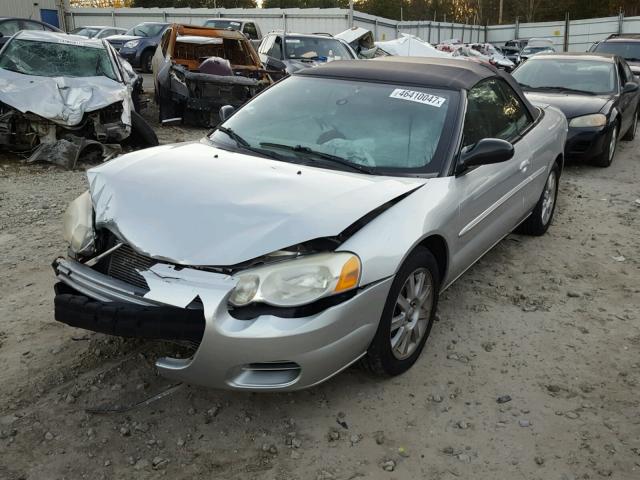 1C3EL75R96N223439 - 2006 CHRYSLER SEBRING GT SILVER photo 2