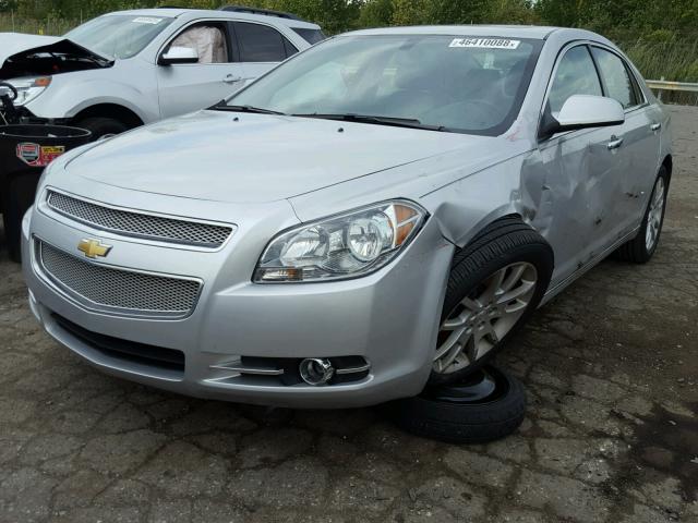1G1ZE5E00CF195235 - 2012 CHEVROLET MALIBU LTZ 银色 照片 2