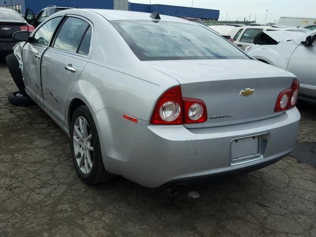 1G1ZE5E00CF195235 - 2012 CHEVROLET MALIBU LTZ 银色 照片 3