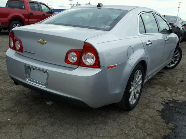 1G1ZE5E00CF195235 - 2012 CHEVROLET MALIBU LTZ 银色 照片 4