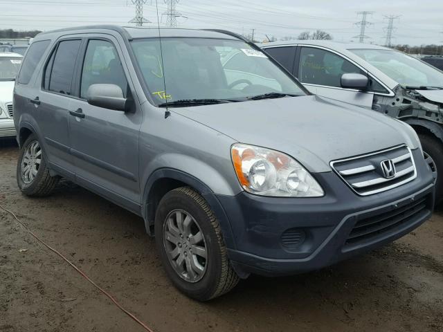 JHLRD788X5C048306 - 2005 HONDA CR-V EX GRAY photo 1