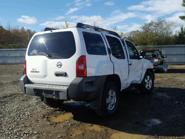 5N1AN08W27C539903 - 2007 NISSAN XTERRA OFF WHITE photo 4