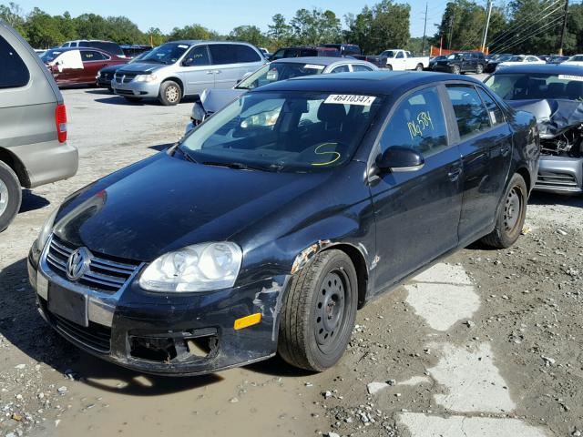 3VWJZ71K08M092431 - 2008 VOLKSWAGEN JETTA BLACK photo 2