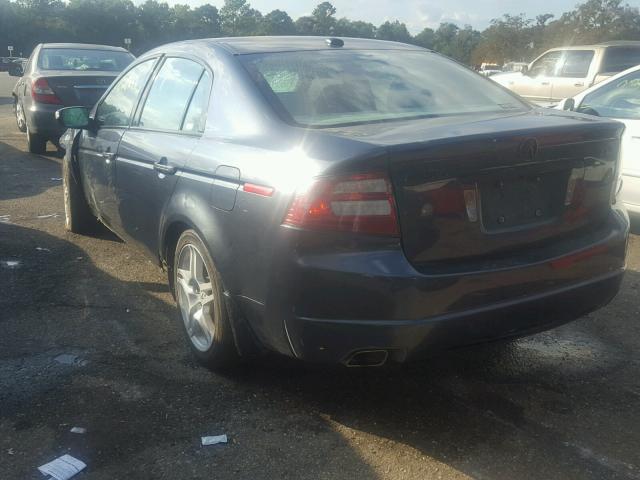 19UUA66297A036026 - 2007 ACURA TL GRAY photo 3