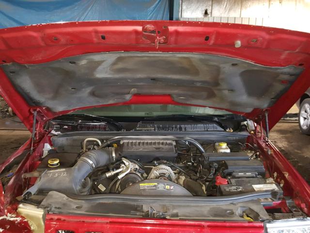 1J8HG48K16C342620 - 2006 JEEP COMMANDER RED photo 7