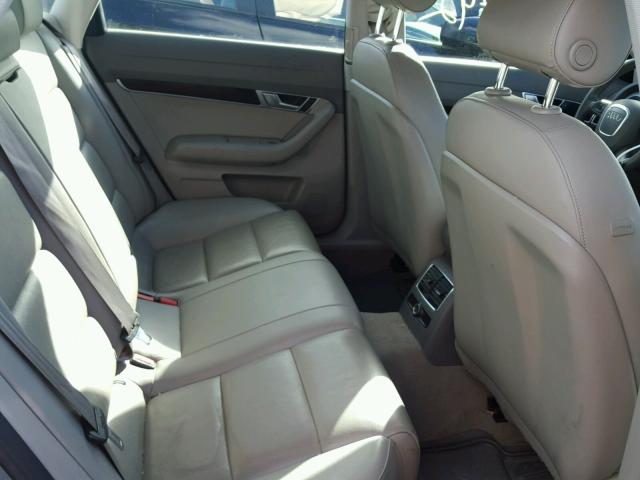 WAUDH74F47N140743 - 2007 AUDI A6 3.2 QUA GRAY photo 6