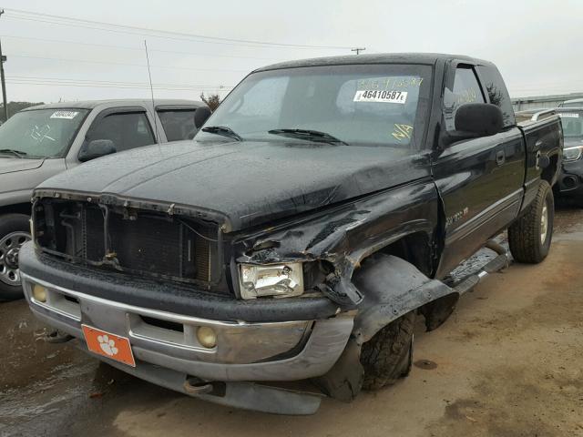 3B7HF13Z41G750712 - 2001 DODGE RAM 1500 BLACK photo 2