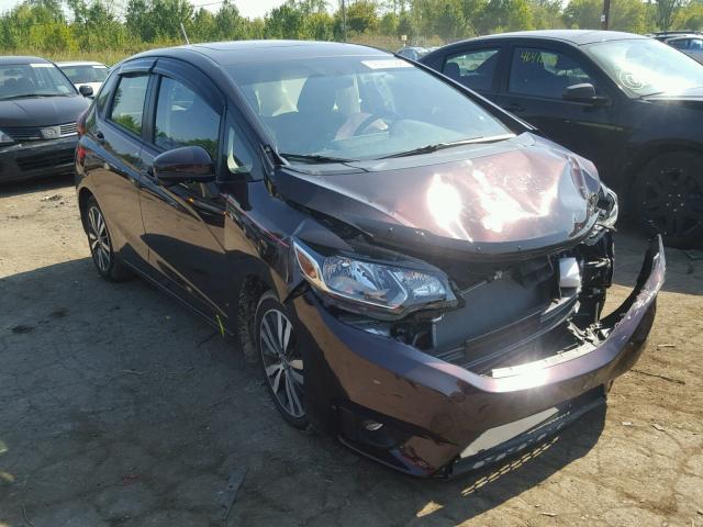 JHMGK5H78GS000414 - 2016 HONDA FIT EX PURPLE photo 1