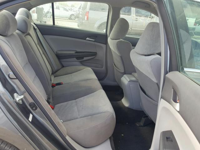 1HGCP26379A168524 - 2009 HONDA ACCORD LX GRAY photo 6