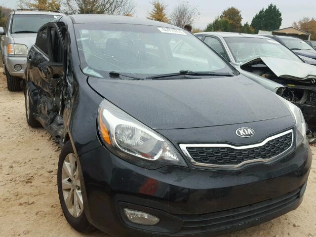 KNADN4A30D6180910 - 2013 KIA RIO EX BLACK photo 1