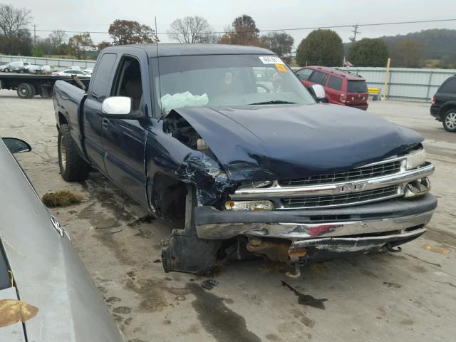 2GCEK19T9Y1208512 - 2000 CHEVROLET SILVERADO BLUE photo 1